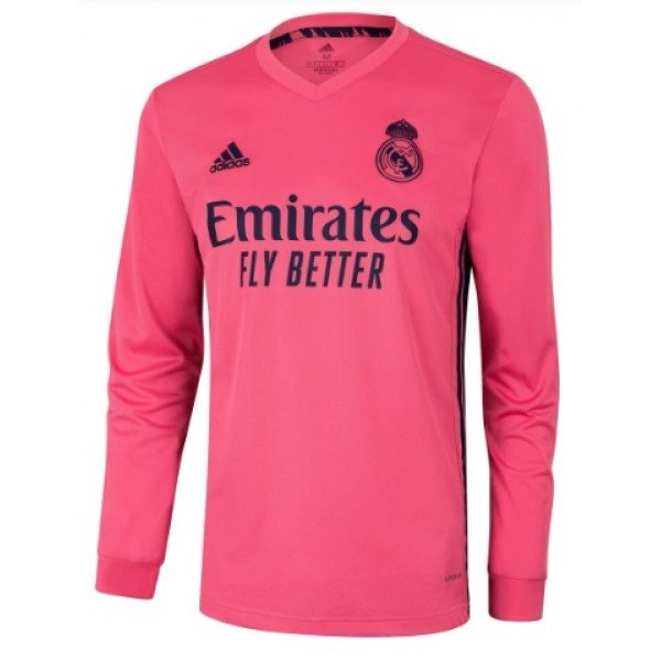 Camisa oficial Adidas Real Madrid 2020 2021 II jogador manga comprida